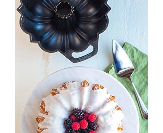 Форма для кекса чугунная, диаметр: 33 см, LODGE, фото , изображение 4