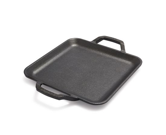 Сковорода квадратная с двумя ручками, Chef Collection, 28 х28 см, чугунная, LC11SGR, Lodge, фото 