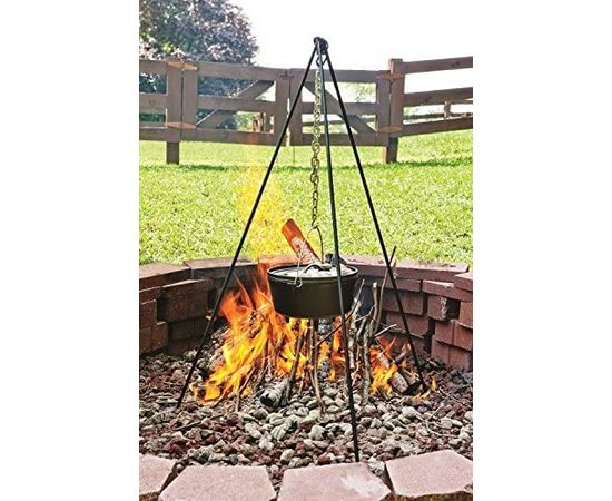 Жаровня на ножках, объем: 7,5 л, диаметр: 30 см, высота: 12,7 см, материал: чугун, черная, LODGE, США, фото , изображение 9