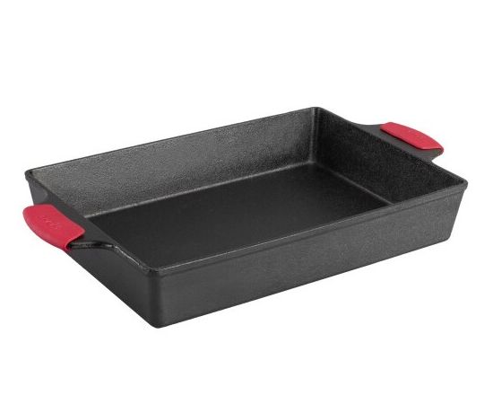 Форма для выпечки с силиконовыми прихватами, прямоугольная, размер: 23 х 33 см, материал: чугун, BW13CA1, BAKEWARE, LODGE, США, фото 