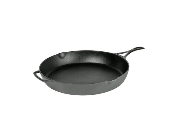 Сковорода Blacklock 37 см круглая чугунная, BL10SK, Lodge, Диаметр сковороды, см: 37, Цвет: Черный, фото , изображение 3