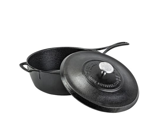 Сковорода глубокая с крышкой, 26 см, материал: чугун, BL49LDSK, LODGE, фото , изображение 4