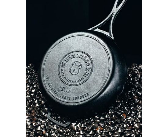 Сковорода Blacklock 26 см круглая чугунная, BL96SK, Lodge, Диаметр сковороды, см: 26, Цвет: Черный, фото , изображение 4