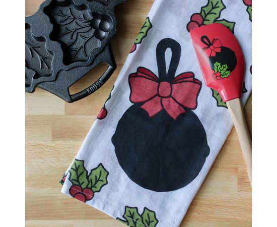 Форма для выпечки печенья с силиконовыми прихватами, круглая, 32 см, 7 отделений, материал: чугун, BWHWA1, BAKEWARE, LODGE, США, фото , изображение 5