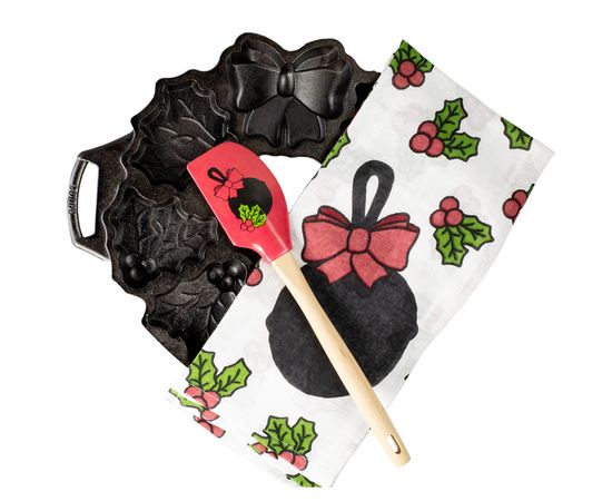 Форма для выпечки печенья с силиконовыми прихватами, круглая, 32 см, 7 отделений, материал: чугун, BWHWA1, BAKEWARE, LODGE, США, фото , изображение 6