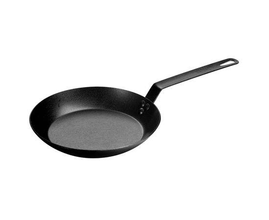 Сковорода круглая 25 см, карбоновая сталь, Lodge, фото 