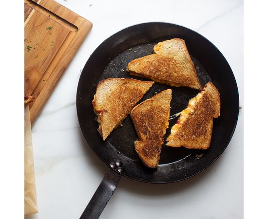 Сковорода круглая 31 см, карбоновая сталь, Lodge, фото , изображение 3