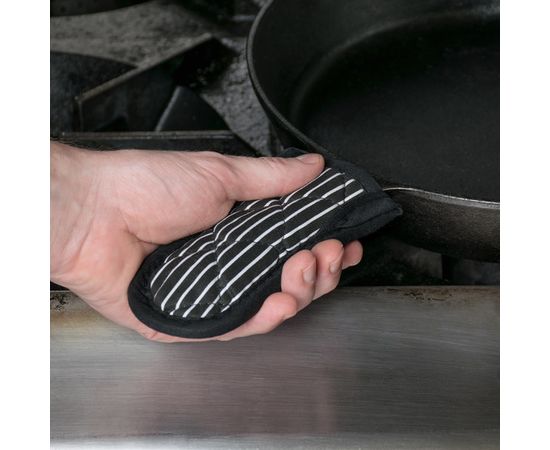 Перчатка-ухват, 15.5x7 см, черная, хлопок, Lodge, фото , изображение 2