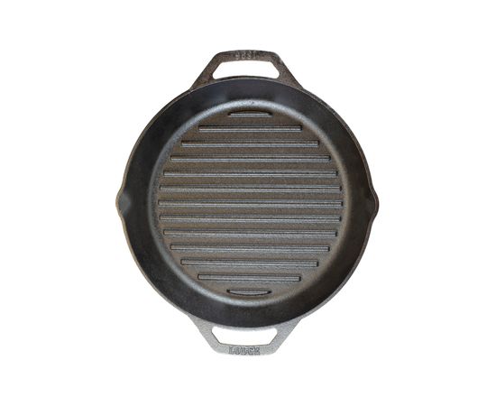 Сковорода-гриль с двумя ручками, 30.48 см, чугун, L10GPL, LODGE, фото , изображение 2