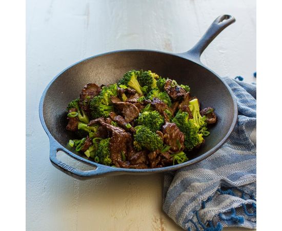 Сковорода-вок с длинной ручкой, Chef Collection, 30 см, чугунная, LC12SF, Lodge, фото , изображение 6