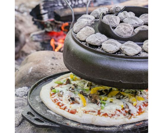 Жаровня мультифункиональная, объем: 6,4 л, диаметр: 32 см, материал: чугун, L14CIA, LODGE, США, фото , изображение 3