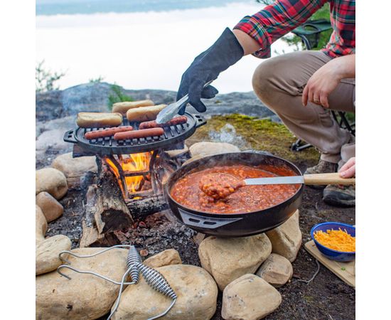 Жаровня мультифункиональная, объем: 6,4 л, диаметр: 32 см, материал: чугун, L14CIA, LODGE, США, фото , изображение 2