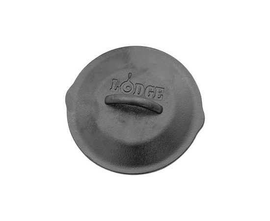 Крышка, диаметр 16.5 см, чугун, черная, Lodge, фото , изображение 2