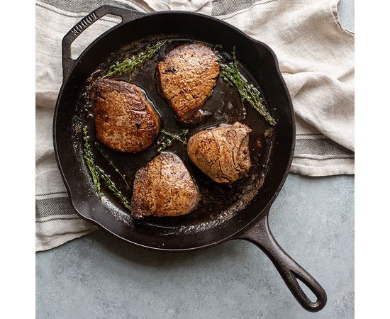 Сковорода Chef Collection, 32 см, чугунная, LC12SK, Lodge, Диаметр сковороды, см: 32, Цвет: Черный, фото , изображение 5