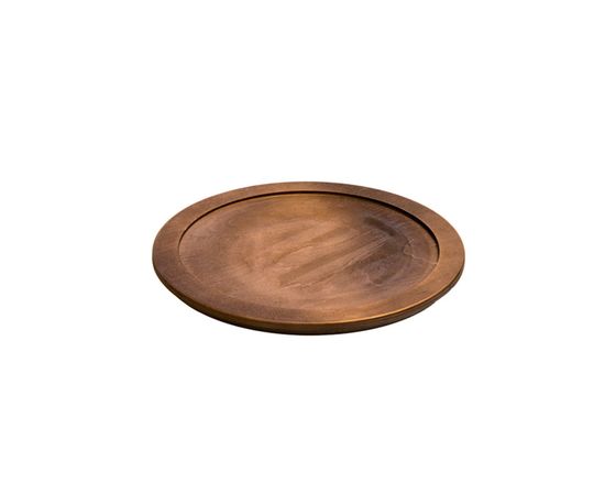 Подставка для сковороды круглая 4020304, D=29 см, коричневая, дерево, Lodge, фото 