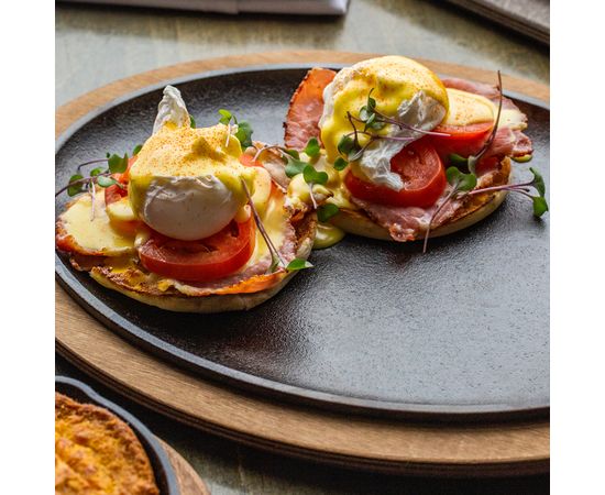 Подставка овальная для сковороды 4020192, 39х30 см, коричневая, дерево, Lodge, фото , изображение 3