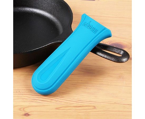Прихват силиконовый 14,5 х 6,4 см голубой, Lodge, фото , изображение 3