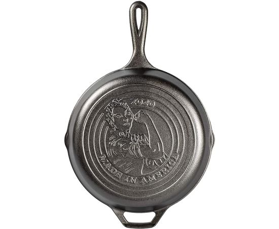 Сковорода чугунная круглая 26 см, L8SKMIA20, серия Made in America, LODGE, фото 