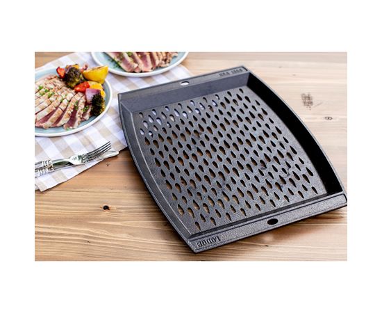 Противень-гриль, размер: 38 х 30 см, материал: чугун, L15RCGT, LODGE, США, фото , изображение 10