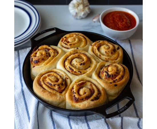 Сковорода с двумя ручками круглая 26 см, черная, чугун, Lodge, фото , изображение 10