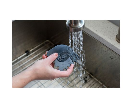 Набор из 2-ух скребков для гриля, материал: пластик, цвет: черный, красный, SCRAPERGPK, LODGE, США, фото , изображение 2