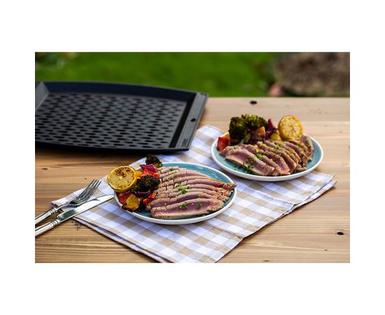 Противень-гриль, размер: 38 х 30 см, материал: чугун, L15RCGT, LODGE, США, фото , изображение 12