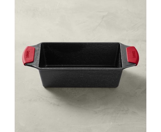 Форма для выпечки с силиконовыми прихватами в виде буханки, прямоугольная, размер: 22 х 12 см, материал: чугун, BW8LPA1, BAKEWARE, LODGE, США, фото , изображение 8