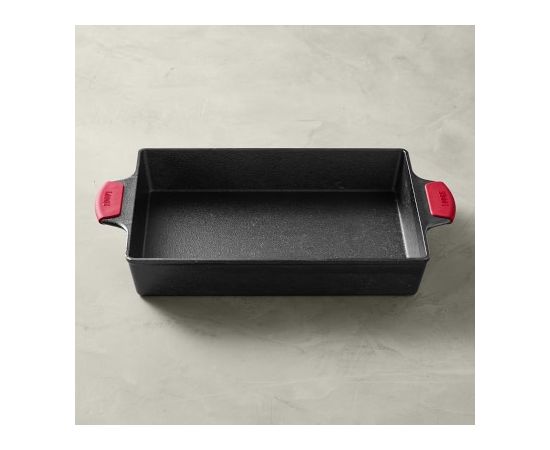 Форма для выпечки с силиконовыми прихватами, прямоугольная, размер: 23 х 33 см, материал: чугун, BW13CA1, BAKEWARE, LODGE, США, фото , изображение 5