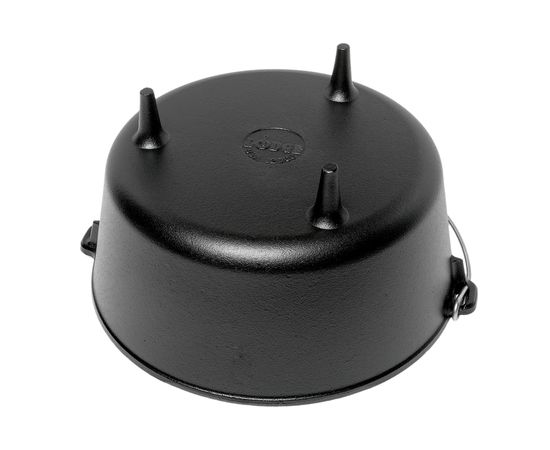 Жаровня на ножках, объем: 7,5 л, диаметр: 30 см, высота: 12,7 см, материал: чугун, черная, LODGE, США, фото , изображение 4