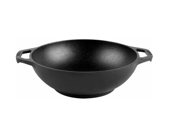 Вок-Мини с двумя ручками, диаметр: 15 см, материал: чугун, черный, LODGE, США, фото 