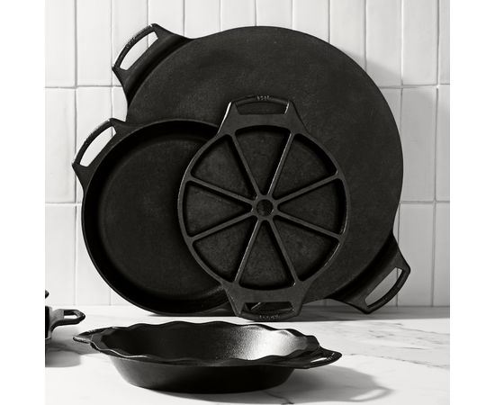 Форма для выпечки пирога с силиконовыми прихватами, круглая, 23 см, материал: чугун, BW9PIEA1, BAKEWARE, LODGE, США, фото , изображение 9