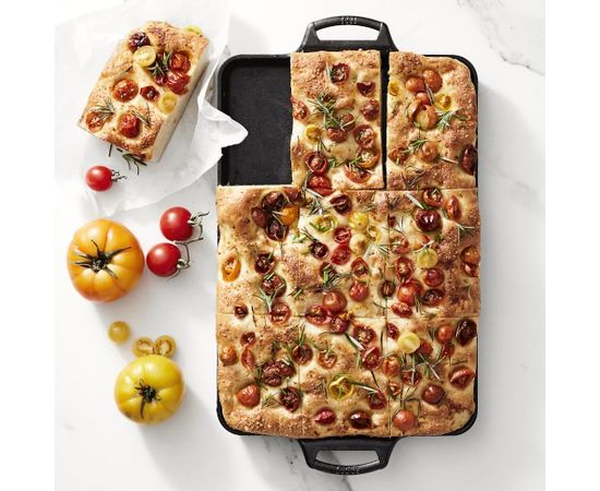 Форма для выпечки с силиконовыми прихватами, прямоугольная, размер: 23 х 33 см, материал: чугун, BW13CA1, BAKEWARE, LODGE, США, фото , изображение 8