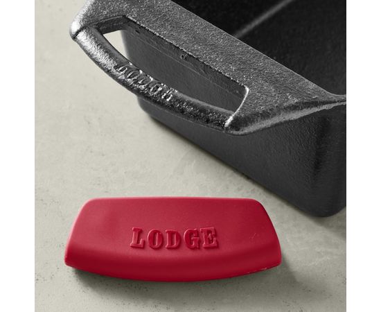 Форма для выпечки с силиконовыми прихватами в виде буханки, прямоугольная, размер: 22 х 12 см, материал: чугун, BW8LPA1, BAKEWARE, LODGE, США, фото , изображение 9