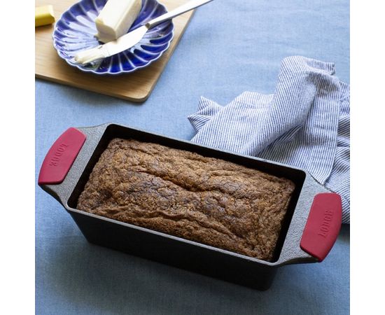 Форма для выпечки с силиконовыми прихватами в виде буханки, прямоугольная, размер: 22 х 12 см, материал: чугун, BW8LPA1, BAKEWARE, LODGE, США, фото , изображение 12