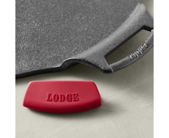 Блюдо для выпечки пиццы с силиконовыми прихватами 38 см, материал: чугун, BW15PPA1, BAKEWARE, LODGE, США, фото , изображение 6