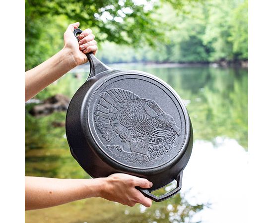 Сковорода диаметр, 33 см, чугун, L12SKWLTKY, "Индейка" серия Wild Life, LODGE, фото , изображение 5