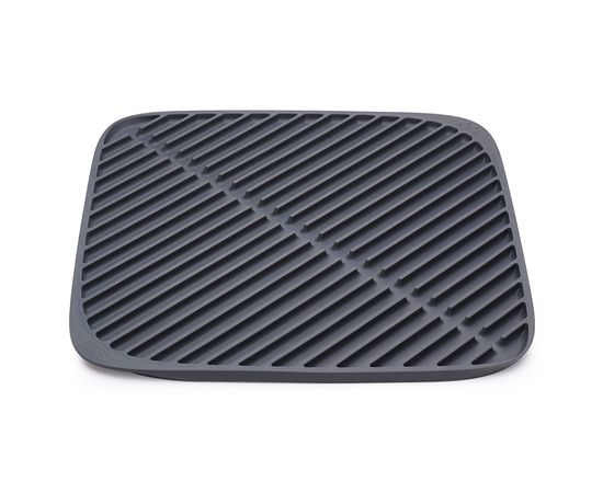 Коврик для сушки посуды Flume™ маленький серый (новый), Joseph Joseph, фото 