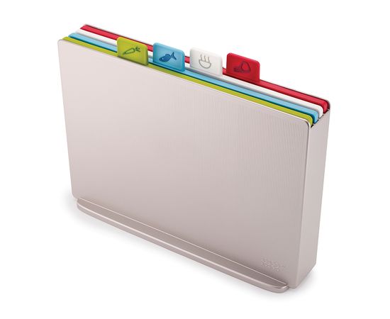 Набор разделочных досок Index 17 Large серебристый, Joseph Joseph, фото 