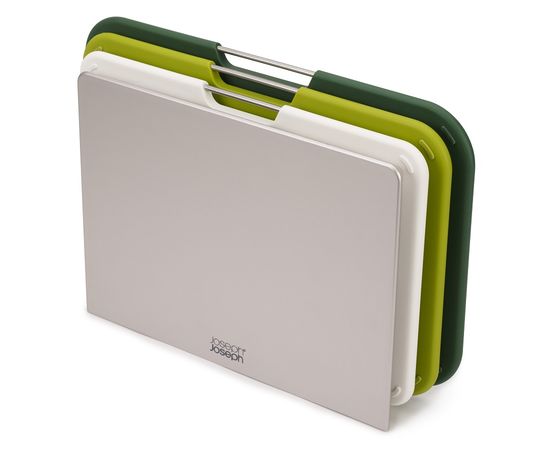 Набор из 3 разделочных досок Nest Regular зелёный, Joseph Joseph, фото 