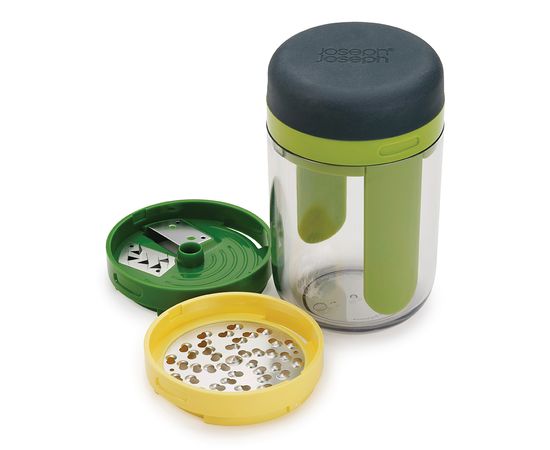 Терка спиралайзер с тремя лезвиями и контейнером для хранения Spiro, Joseph Joseph, фото 