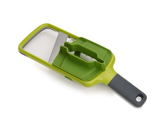 Терка с держателем для продуктов Mandoline зеленая, Joseph Joseph, фото 