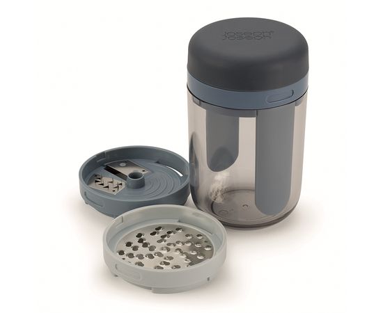 Терка спиралайзер с тремя лезвиями и контейнером для хранения Spiro Sky, Joseph Joseph, фото 