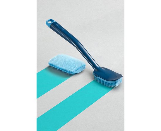 Набор из 2 щеток для мытья посуды CleanTech синий, Joseph Joseph, фото , изображение 8