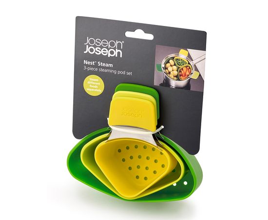 Набор из 3 пароварок для кастрюли Nest компактный, Joseph Joseph, фото , изображение 6