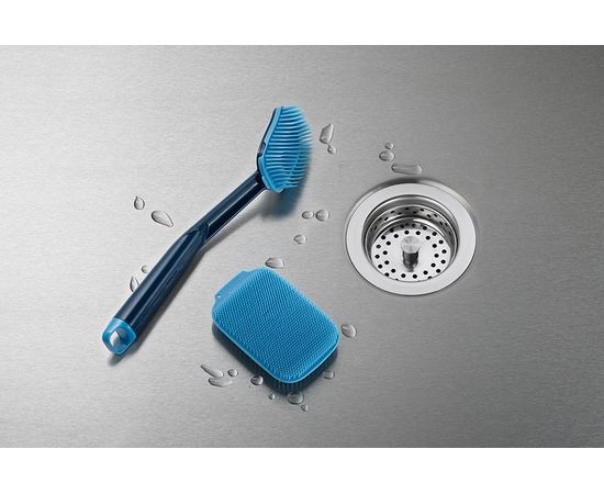 Набор из 2 щеток для мытья посуды CleanTech синий, Joseph Joseph, фото , изображение 3