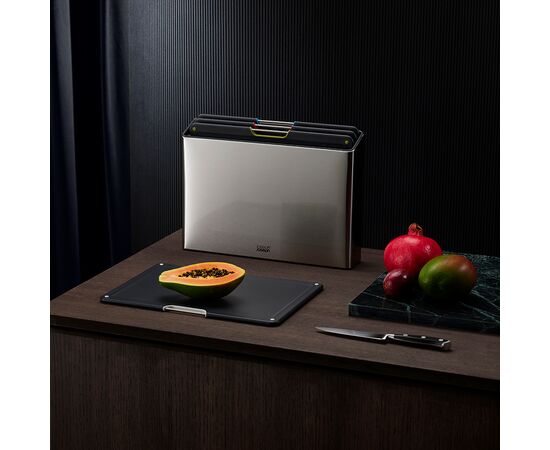 Набор разделочных досок Folio Steel нержавеющая сталь, Joseph Joseph, фото , изображение 17