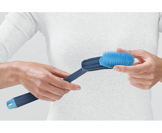 Набор из 2 щеток для мытья посуды CleanTech синий, Joseph Joseph, фото , изображение 4