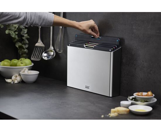 Набор разделочных досок Folio Steel нержавеющая сталь, Joseph Joseph, фото , изображение 3