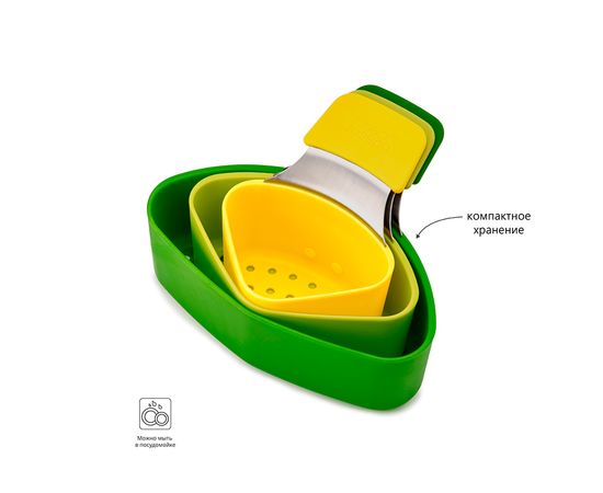 Набор из 3 пароварок для кастрюли Nest компактный, Joseph Joseph, фото , изображение 7