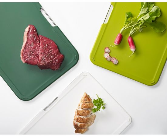 Набор из 3 разделочных досок Nest Large зелёный, Joseph Joseph, фото , изображение 2
